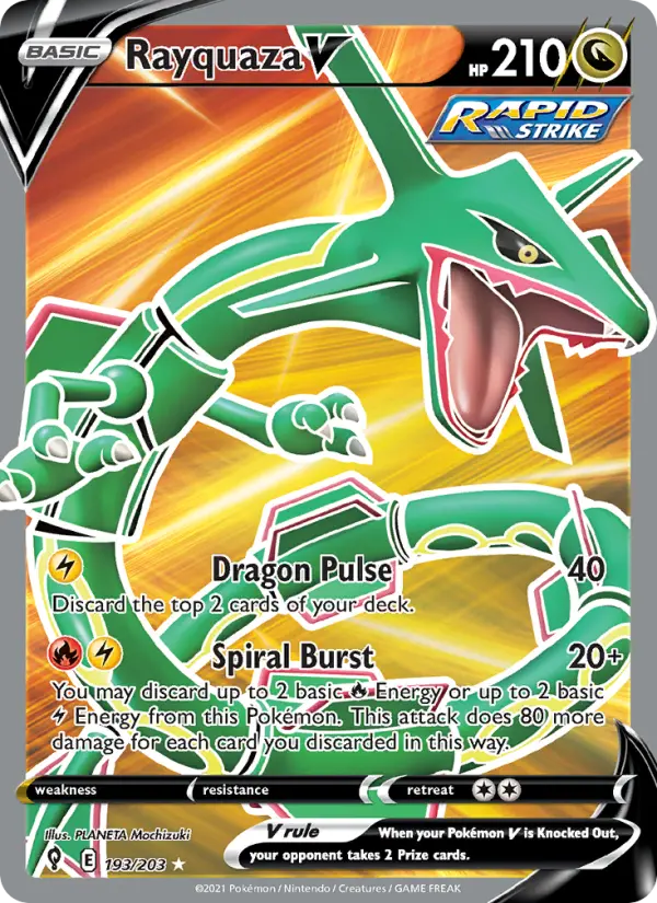 Rayquaza V 193 – Holo