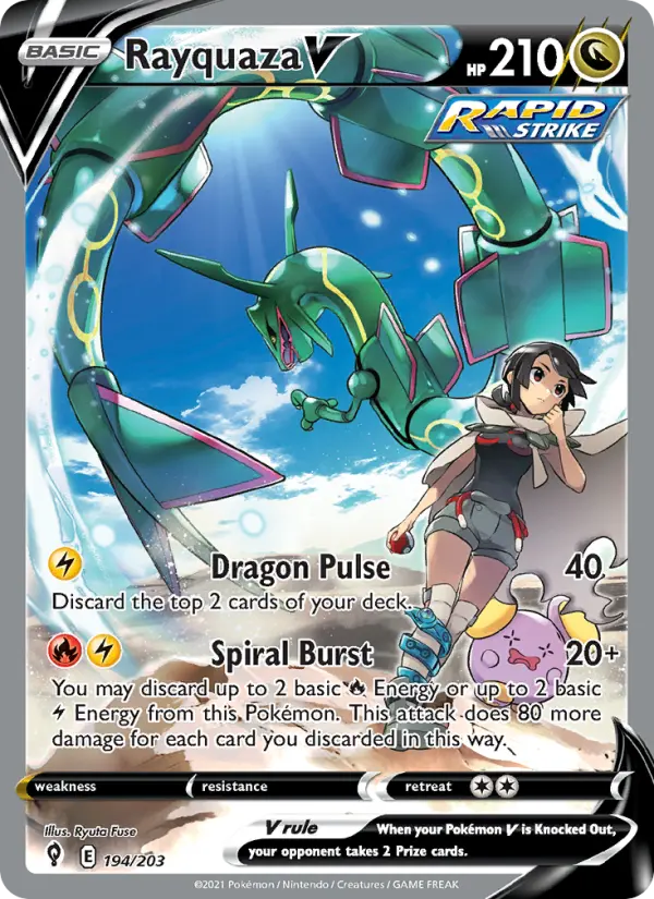 Rayquaza V 194 – Holo
