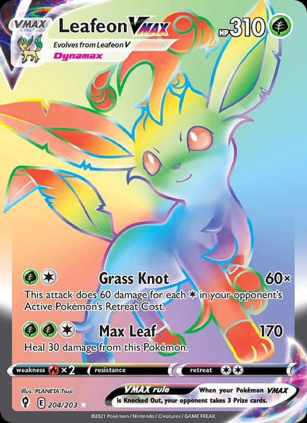 Leafeon VMAX 204/203
