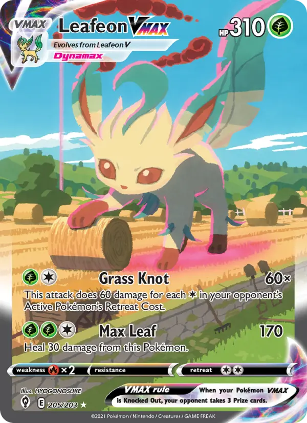 Leafeon VMAX 205 – Holo