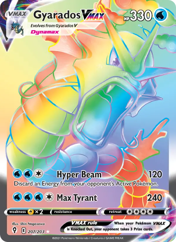 Gyarados VMAX 207 – Holo