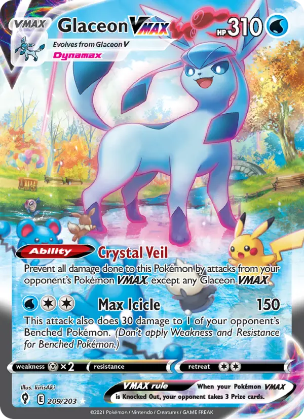 Glaceon VMAX 209 – Holo