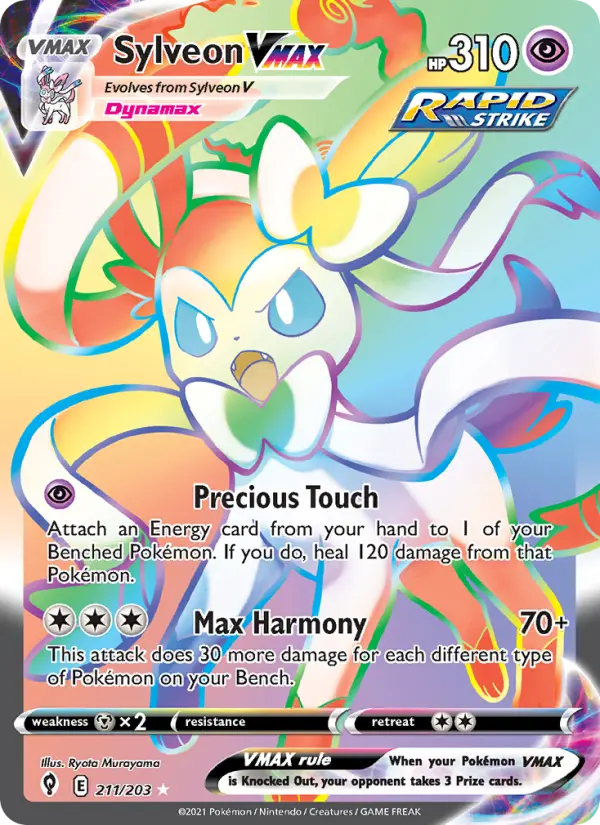 Sylveon VMAX 211 – Holo
