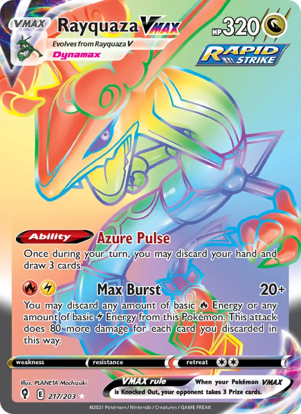 Rayquaza VMAX 217 – Holo