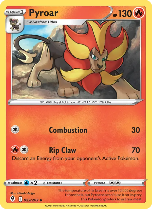 Pyroar 23 – Non-holo