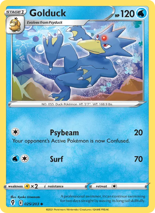 Golduck 25 – Non-holo