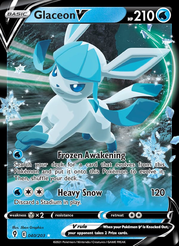 Glaceon V 040/203