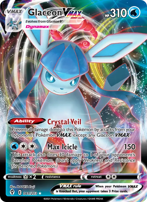 Glaceon VMAX 41 – Holo