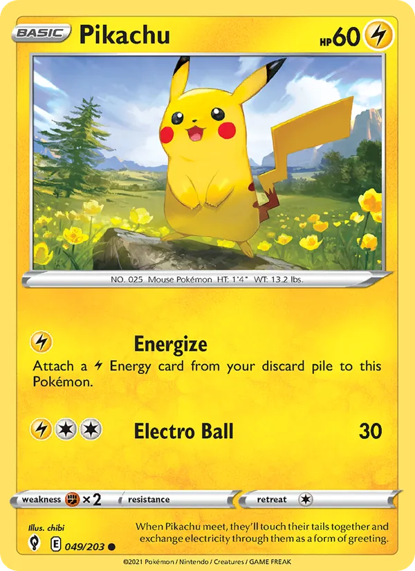 Pikachu 49 – Reverse Holo