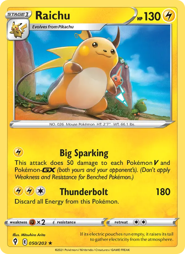 Raichu 50 – Holo