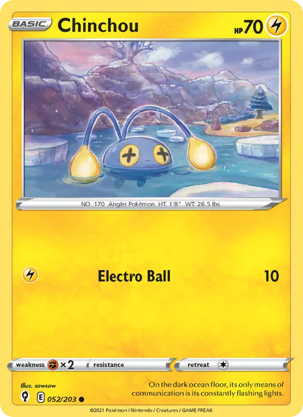 Chinchou 52 – Non-holo