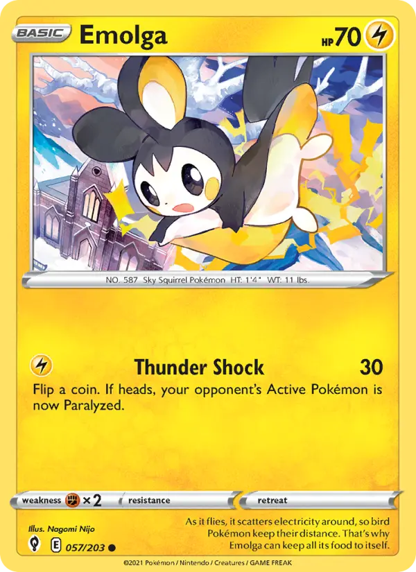 Emolga 57 – Non-holo