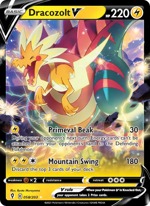 Dracozolt V 58 – Holo