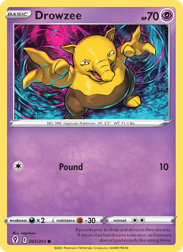 Drowzee 61 – Non-holo
