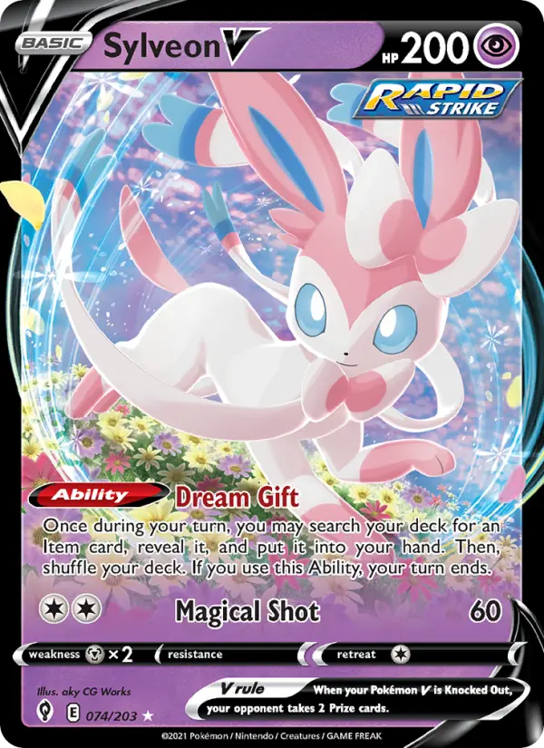 Sylveon V 74 – Holo