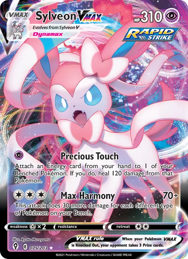 Sylveon VMAX 75 – Holo
