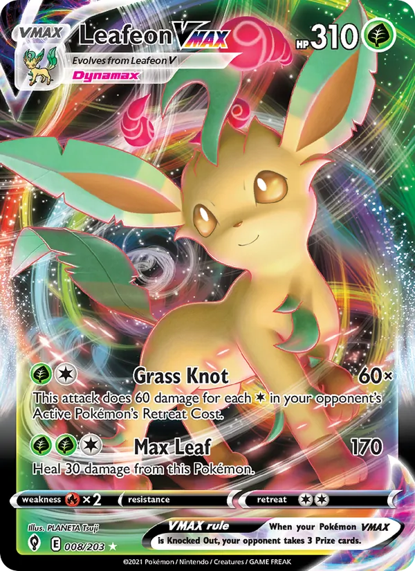 Leafeon VMAX 8 – Holo