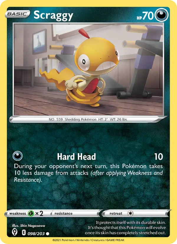 Scraggy 98 – Non-holo