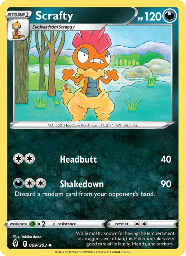 Scrafty 99 – Non-holo