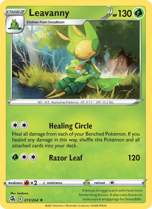 Leavanny 11 – Non-holo
