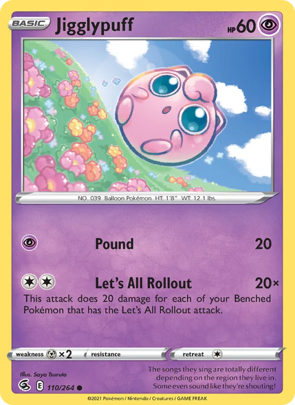 Jigglypuff 110 – Non-holo