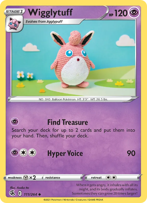 Wigglytuff 111 – Non-holo