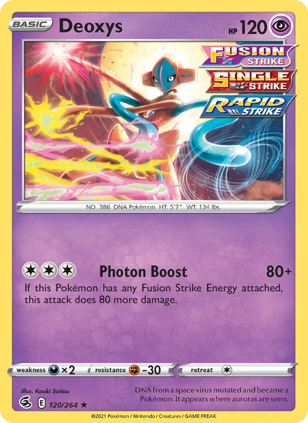 Deoxys 120 – Reverse Holo