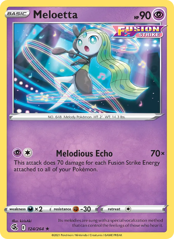 Meloetta 124 – Non-holo