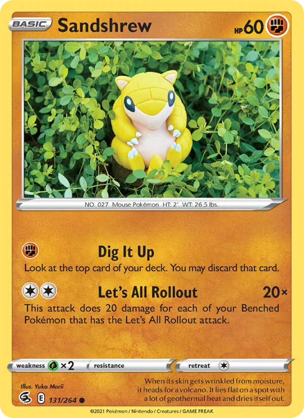 Sandshrew 131 – Non-holo
