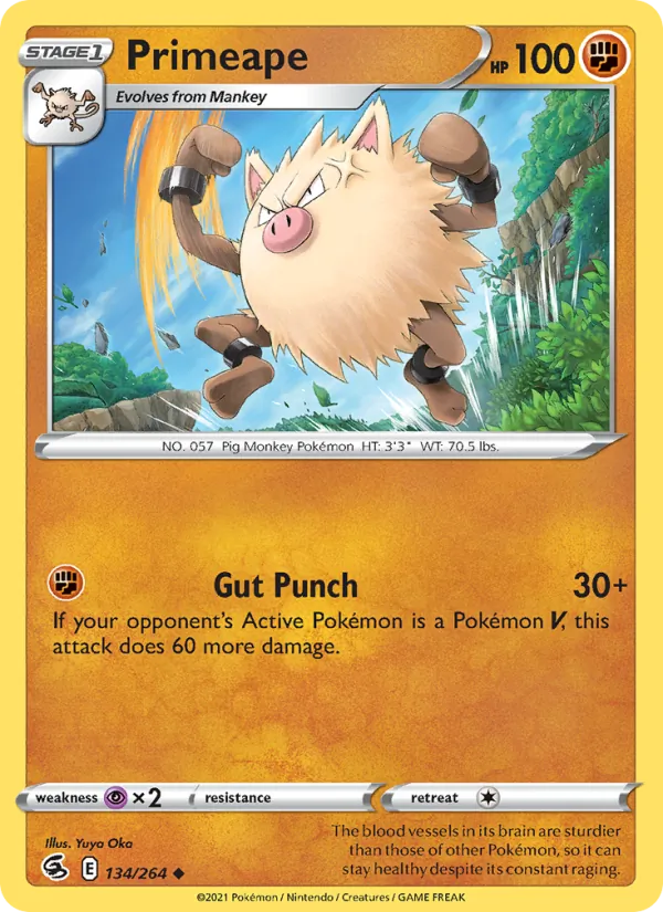 Primeape 134 – Non-holo