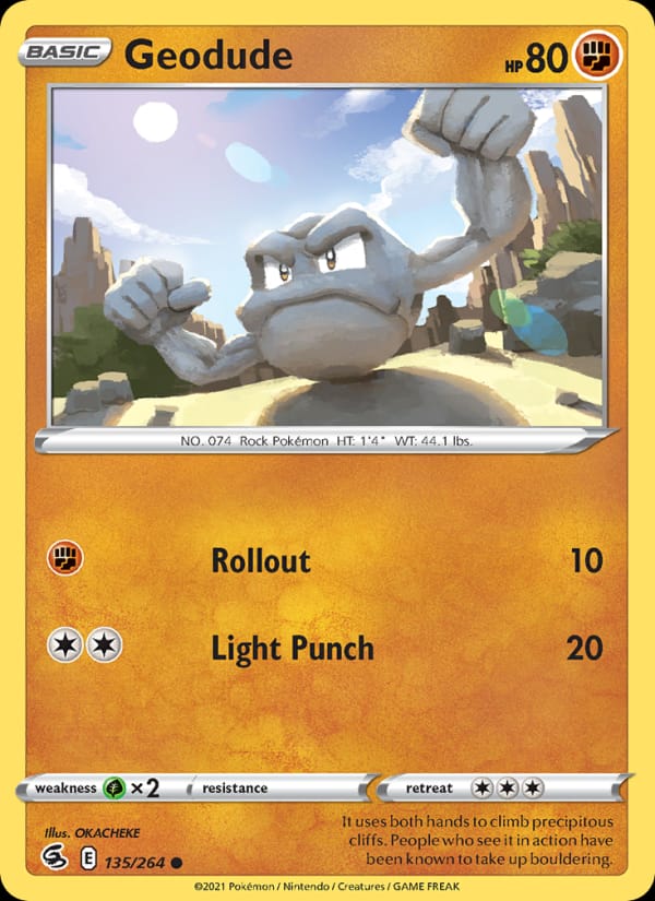 Geodude 135/264