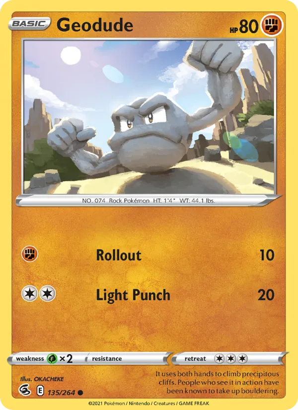Geodude 135 – Non-holo