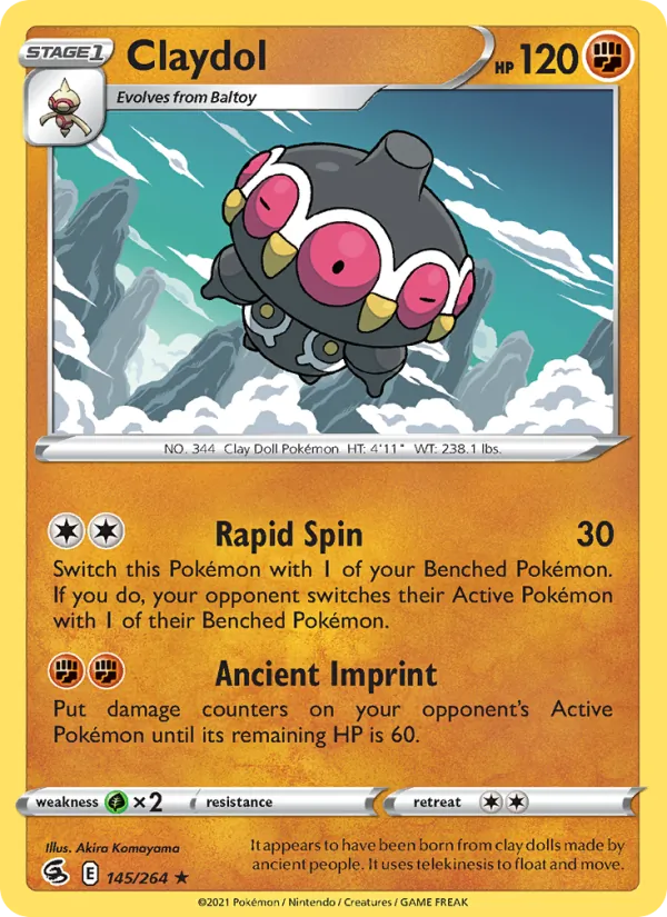 Claydol 145 – Non-holo