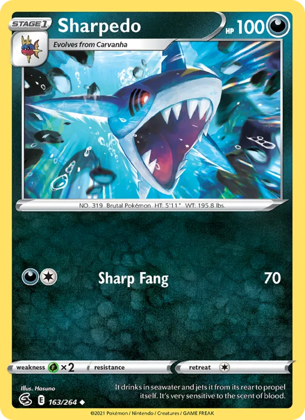 Sharpedo 163 – Non-holo