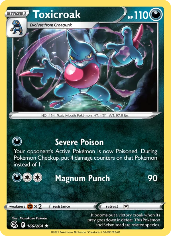 Toxicroak 166 – Non-holo