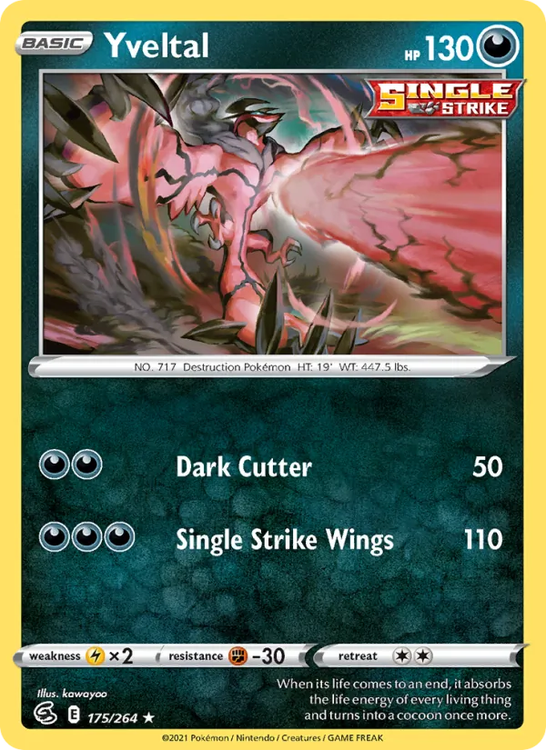 Yveltal 175 – Non-holo
