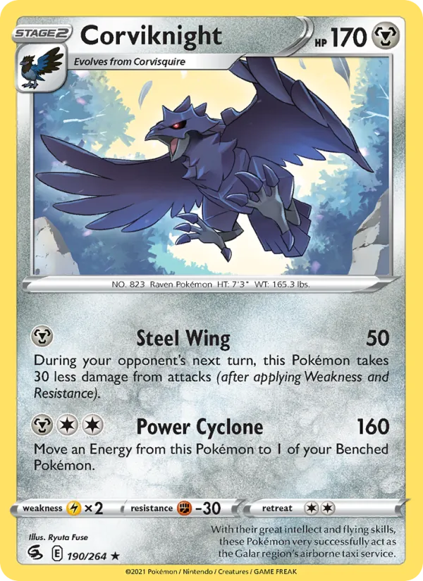 Corviknight 190 – Non-holo