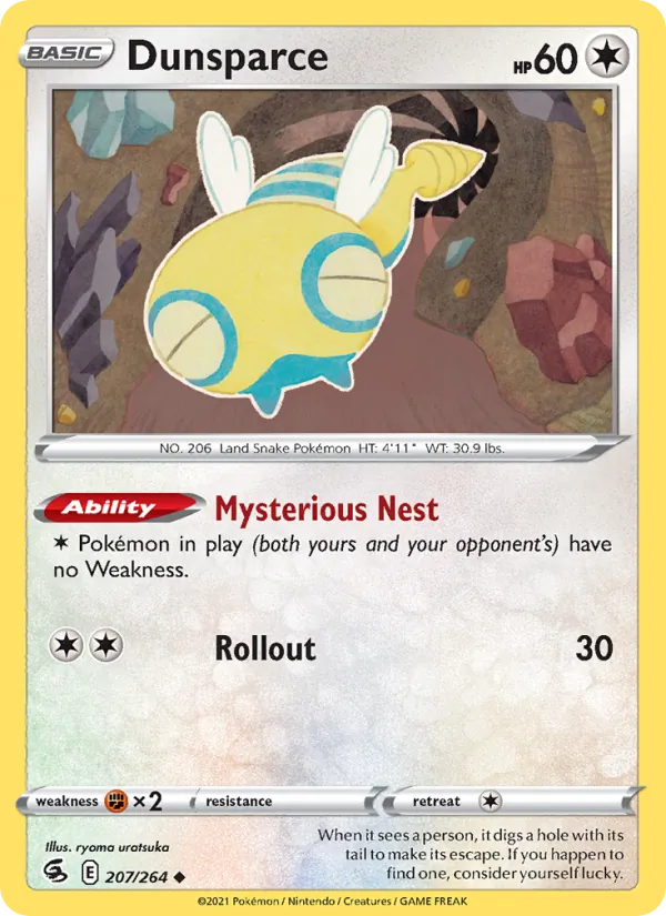 Dunsparce 207 – Non-holo
