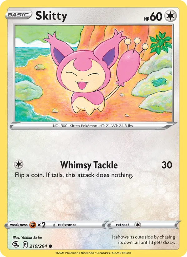 Skitty 210 – Non-holo