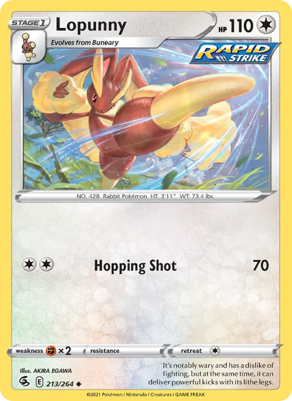 Lopunny 213 – Non-holo