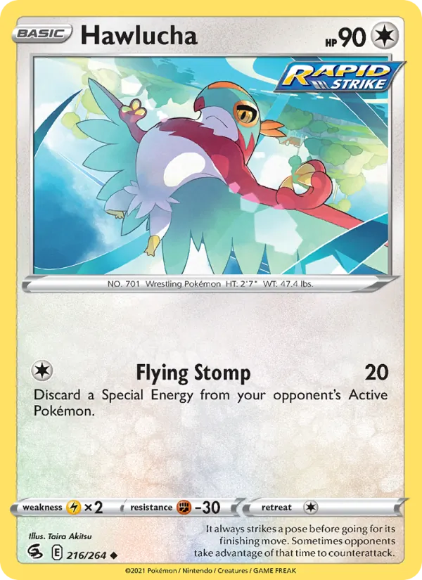 Hawlucha 216 – Non-holo