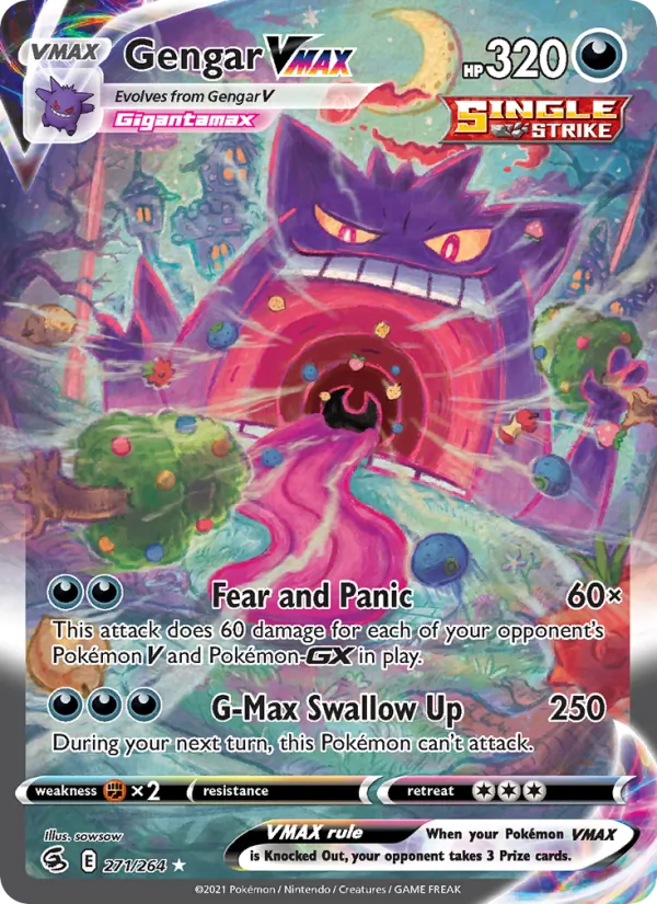 Gengar VMAX 271 – Holo