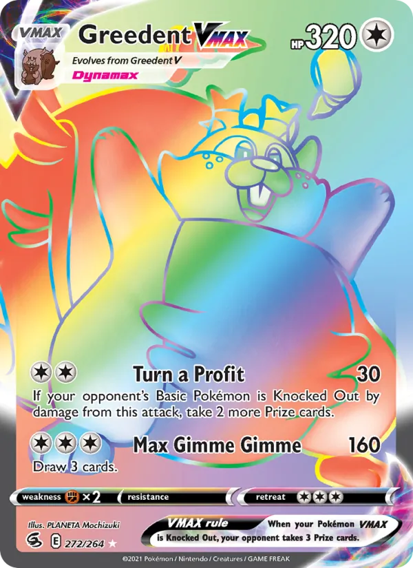 Greedent VMAX 272 – Holo
