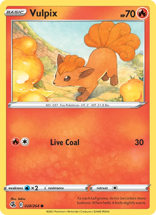 Vulpix 28 – Non-holo