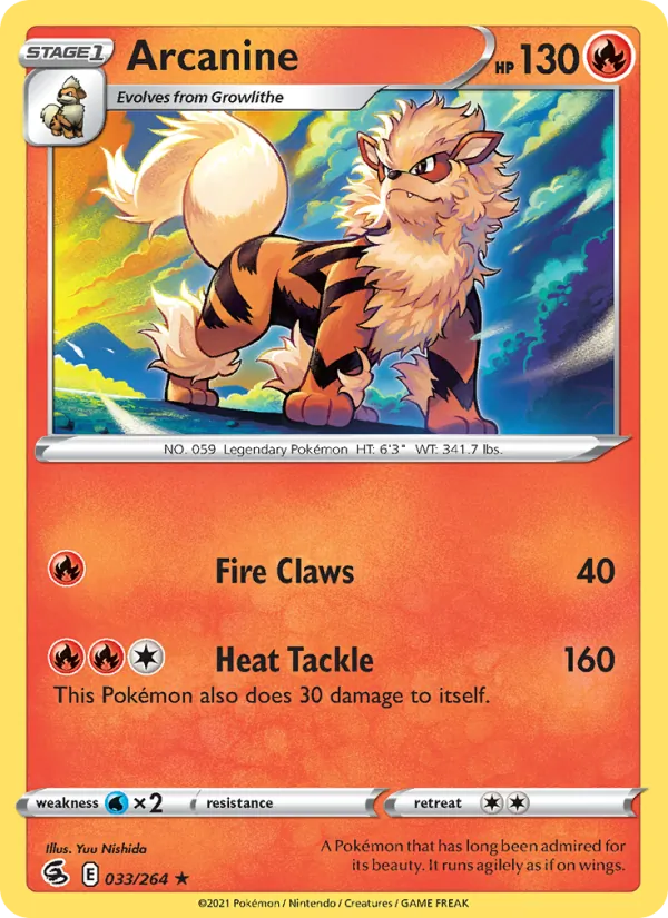 Arcanine 33 – Non-holo