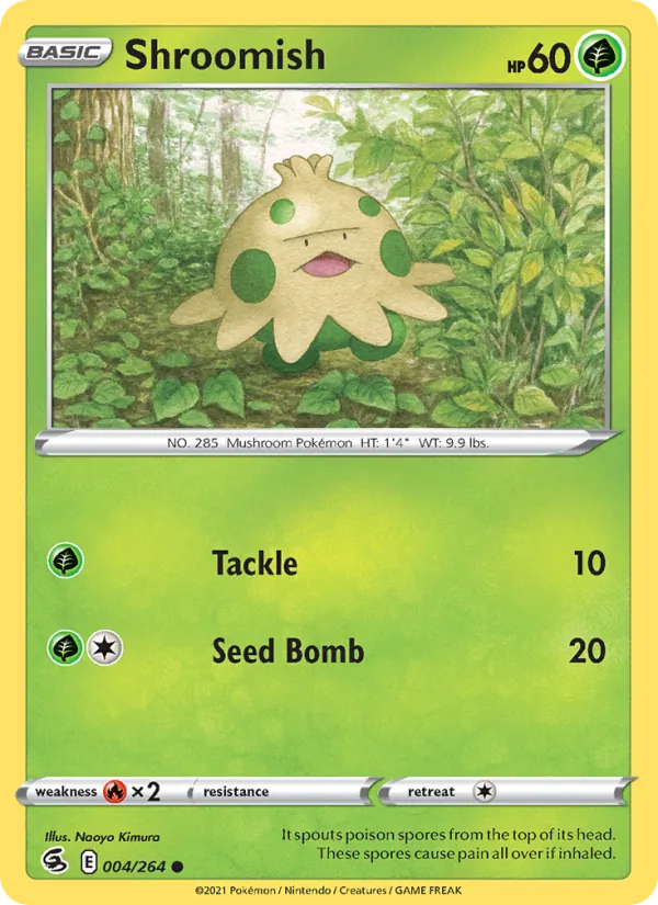 Shroomish 4 – Non-holo