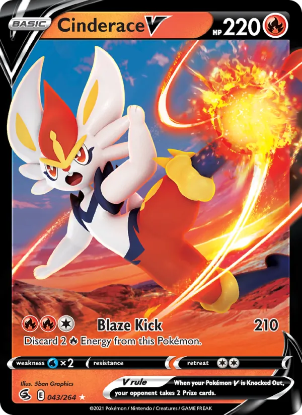 Cinderace V 43 – Holo