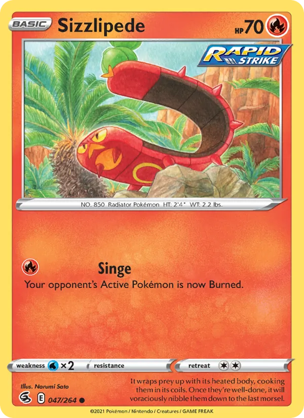 Sizzlipede 47 – Non-holo