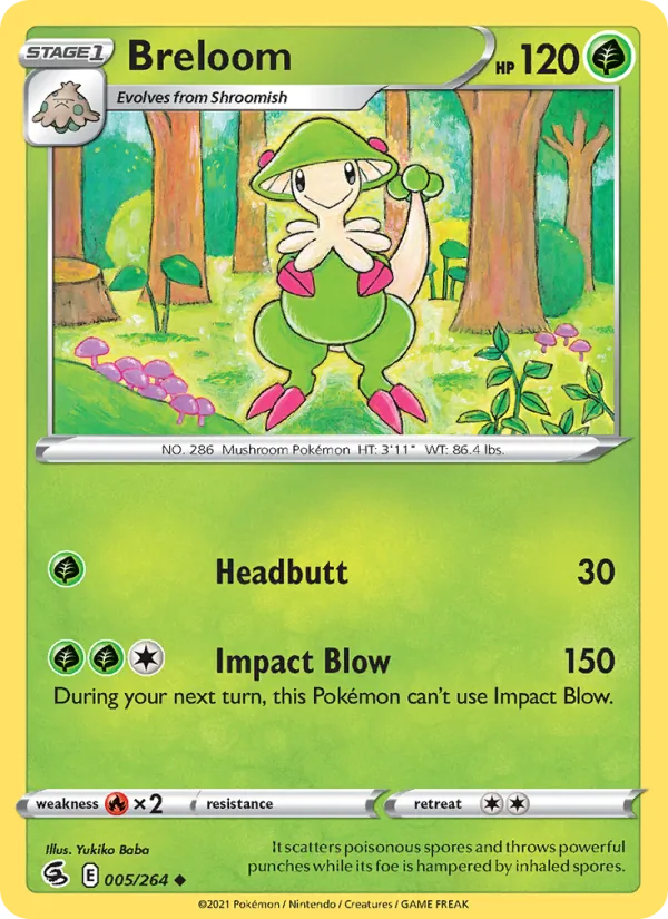 Breloom 5 – Non-holo