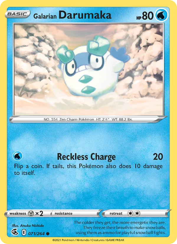 Galarian Darumaka 71 – Non-holo